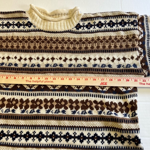 Vintage Jennifer Moore Women’s Cotton Blend Mock Neck Sweater Size Large - Picture 6 of 7